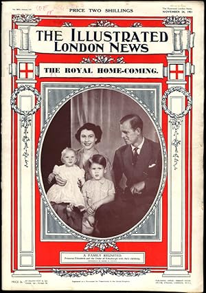 Seller image for ILLUSTRATED LONDON NEWS 11/24 1951 Princess Elizabeth Royal Home-Coming for sale by The Jumping Frog