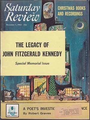 Seller image for SATURDAY REVIEW 12/7 1963 Legacy of JFK Memorial Issue Robert Graves for sale by The Jumping Frog