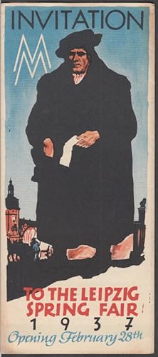 Seller image for Invitation to the Leipzig Germany Spring Trade Fair folder 1937 for sale by The Jumping Frog