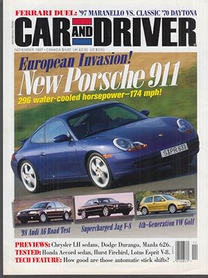 Image du vendeur pour CAR & DRIVER Road Test Porsche 911 Carrera road test reprint 1998 mis en vente par The Jumping Frog