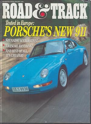 Image du vendeur pour ROAD & TRACK Road Test Porsche 911 Carrera 1995 road test reprint mis en vente par The Jumping Frog