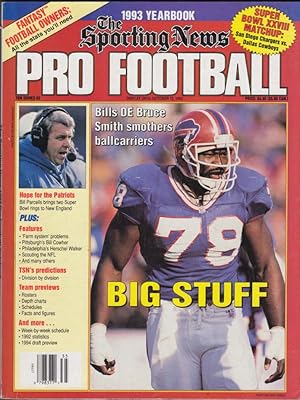 Bild des Verkufers fr The Sporting News PRO FOOTBALL 1993 Yearbook Bruce Smith Bill Parcells Herschel zum Verkauf von The Jumping Frog