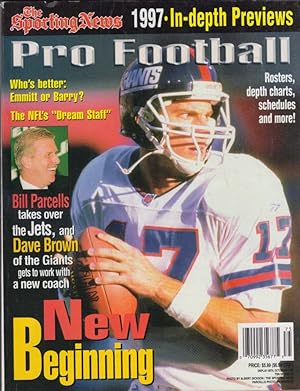 Immagine del venditore per The Sporting News PRO FOOTBALL 1997 Parcells Emmitt Smith or Barry Sanders &c venduto da The Jumping Frog