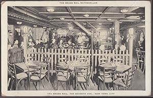 Imagen del vendedor de Rathskeller in The Brass Rail Restaurant New York City postcard c 1920s a la venta por The Jumping Frog