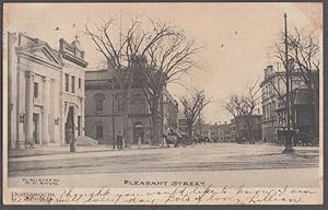 Immagine del venditore per New Hamsphire Bank Pleasant Street in Portsmouth NH undivided back postcard 1909 venduto da The Jumping Frog