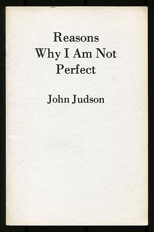 Imagen del vendedor de Reasons Why I Am Not Perfect a la venta por Between the Covers-Rare Books, Inc. ABAA