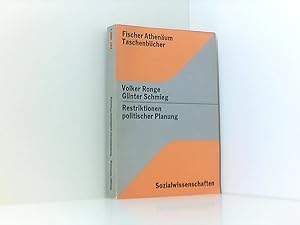 Seller image for Restriktionen politischer Planung for sale by Book Broker