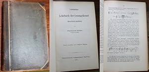 Bild des Verkufers fr Vollstndiges Lehrbuch der Gesangskunst theoretisch-practisch von Ferdinand Sieber . Professor der Musik zum Verkauf von Antiquariat im OPUS, Silvia Morch-Israel