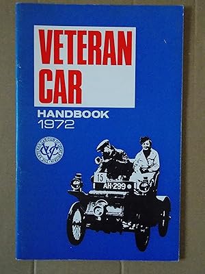 Bild des Verkufers fr Veteran Car Handbook 1972 No. 9 zum Verkauf von Jackson Books