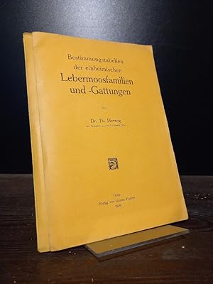 Imagen del vendedor de Bestimmungstabellen der einheimischen Laubmoosfamilien und -Gattungen. Von Th. Herzog. a la venta por Antiquariat Kretzer