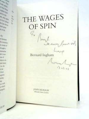 Immagine del venditore per The Wages of Spin venduto da World of Rare Books