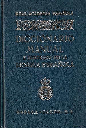 Seller image for Diccionario Manual e Ilustrado De La Lengua Espanola for sale by TU LIBRO DE OCASION