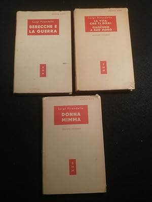Seller image for Berecche e la Guerra/ La Vita che ti Diedi - Ciascuno a suo Modo/ Donna Mimma; 3 Bnde Nuova Serie for sale by ANTIQUARIAT Franke BRUDDENBOOKS