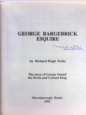 Seller image for George Bargebrick Esquire for sale by World of Rare Books