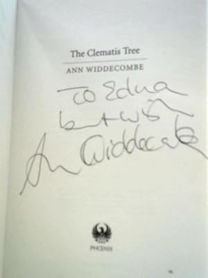 Imagen del vendedor de The Clematis Tree by Widdecombe, Ann](Author)paperback a la venta por World of Rare Books