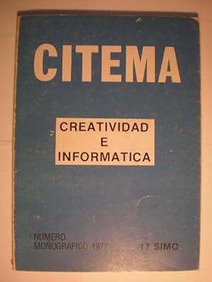 Imagen del vendedor de Citema. Nmero monogrfico 1977 - Creatividad e informtica. 17 SIMO a la venta por Librera Antonio Azorn