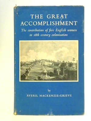 Imagen del vendedor de The Great Accomplishment a la venta por World of Rare Books
