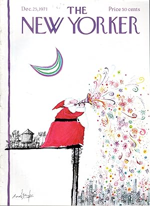 Bild des Verkufers fr The New Yorker Magazine, December 25, 1971 zum Verkauf von Dorley House Books, Inc.