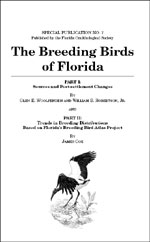 Seller image for The Breeding Birds of Florida: Special Publication No. 7 for sale by Buteo Books