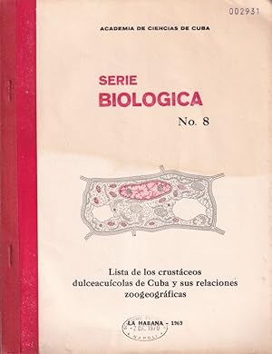 Lista de los crustaceos dulceacuicolas de Cuba y sus relaciones