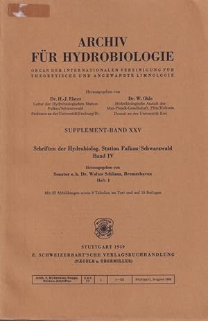 Archiv für Hydrobiologie Supplementband XXV