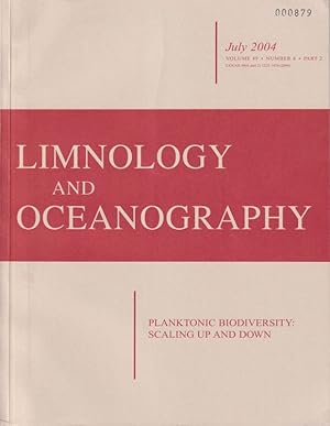 Limnology and Oceanography Volume 49, Number 4, part 2 July 2004.