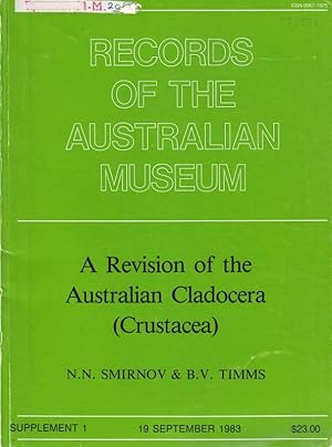 A Revision of the Australian Cladocera (Crustacea)