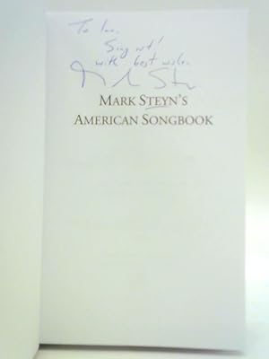 Bild des Verkufers fr Mark Steyn's American Songbook Volume I zum Verkauf von World of Rare Books