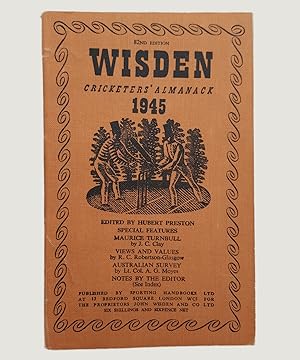 Seller image for Wisden Cricketers' Almanack 1945. 82nd Edition. for sale by Keel Row Bookshop Ltd - ABA, ILAB & PBFA