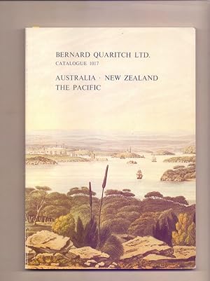 Australia, New Zealand and the Pacific. Bernard Quatrich Catalogue 1017.