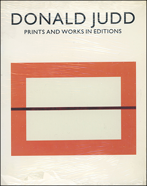 Seller image for Donald Judd : Prints and Works in Editions / Grabados y Ediciones, A Catalogue Raisonn [Paperback] for sale by Specific Object / David Platzker