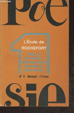 Bild des Verkufers fr Posie 1 n11 du 1er au 15 Juillet 1970- L'cole de Rochefort zum Verkauf von Le-Livre