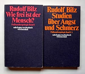 Image du vendeur pour Paloanthropologie, Band 1 und 1/2. - Band 1: Wie frei ist der Mensch? - Band 1/2: Studien ber Angst und Schmerz. mis en vente par Versandantiquariat Wolfgang Petry