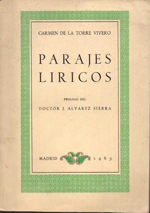 Image du vendeur pour PARAJES LIRICOS. mis en vente par Books Never Die