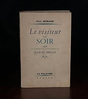 Image du vendeur pour Le Visiteur du soir suivi de quarante-cinq lettres indites de Marcel Proust mis en vente par Moroccobound Fine Books, IOBA