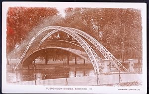 Bedford Suspension Bridge Real Photo Lillywhite Series No.21 Collectable Postcard