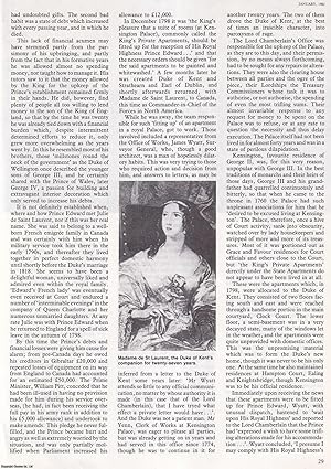 Immagine del venditore per The Duke of Kent & Kensington Palace. An original article from History Today 1982. venduto da Cosmo Books