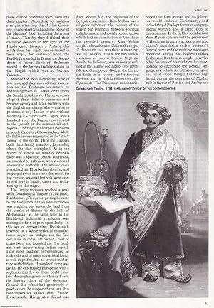 Seller image for Rabindranath Tagore (poet) & The Indian Renaissance. An original article from History Today 1982. for sale by Cosmo Books