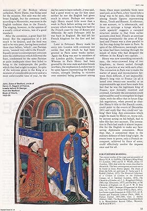 Immagine del venditore per The Coronations of Henry VI. An original article from History Today 1982. venduto da Cosmo Books