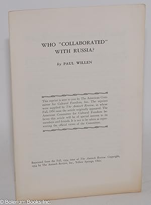 Who "Collaborated" with Russia