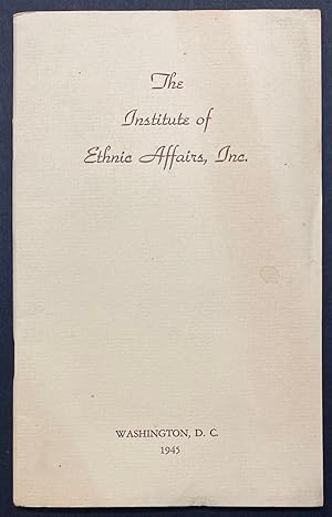 The Institute of Ethnic Affairs, Inc