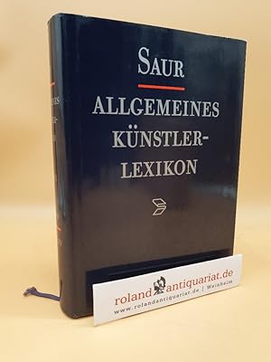 Bild des Verkufers fr Saur allgemeines Knstlerlexikon Teil: Bd. 12., Bobrov - Borda?ev zum Verkauf von Roland Antiquariat UG haftungsbeschrnkt