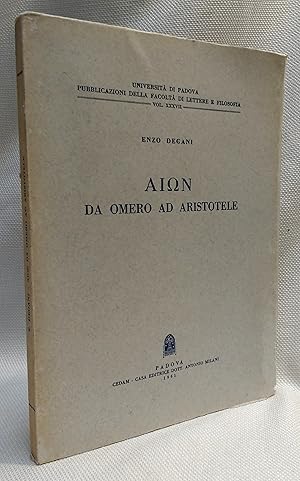 AION De Omero ad Aristotele [AION From Omer to Aristotle]