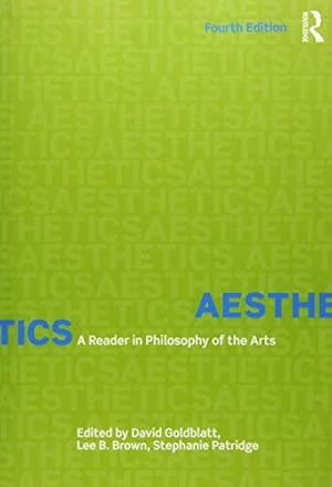 Bild des Verkufers fr Aesthetics: A Reader in Philosophy of the Arts [Soft Cover ] zum Verkauf von booksXpress