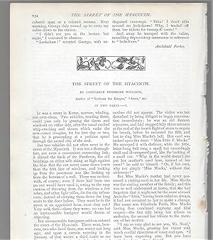 Bild des Verkufers fr The Street Of The Hyacinth, Complete in Two Parts, from Century Magazine zum Verkauf von Legacy Books II