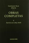 Imagen del vendedor de Obras completas de Clarn V. Artculos 1875-1878 a la venta por AG Library