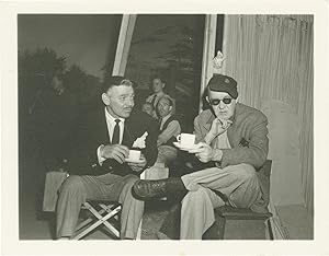 Bild des Verkufers fr Mogambo (Two original photographs of John Ford, Clark Gable, and Ava Gardner on the set of the 1953 film) zum Verkauf von Royal Books, Inc., ABAA