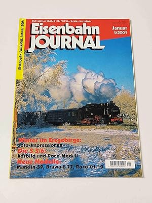 Bild des Verkufers fr Eisenbahn Journal - Januar 1/2002. Winter im Erzgebirge. Mrklin-59, Brawa-E 77, Roco-01.10 zum Verkauf von BcherBirne