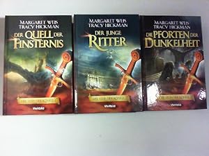 Seller image for Konvolut 3 Bde : Der Stein der Knige 1-3 : Der Quell der Finsternis / Der junge Ritter / Die Pforten der Dunkelheit. Margaret Weis & Tracy Hickman. Aus dem Amerikan. von Regina Winter for sale by Buecherhof