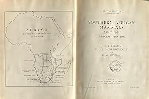 Image du vendeur pour Southern African mammals 1758 to 1951: a reclassification mis en vente par Acanthophyllum Books